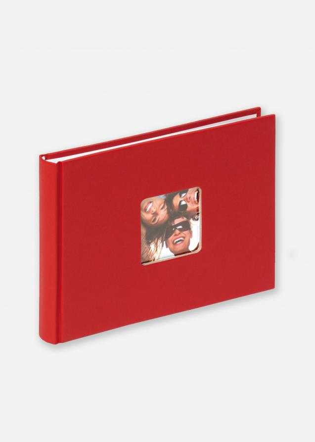 Fun Álbum Vermelho - 22x16 cm (40 Páginas brancas / 20 folhas)