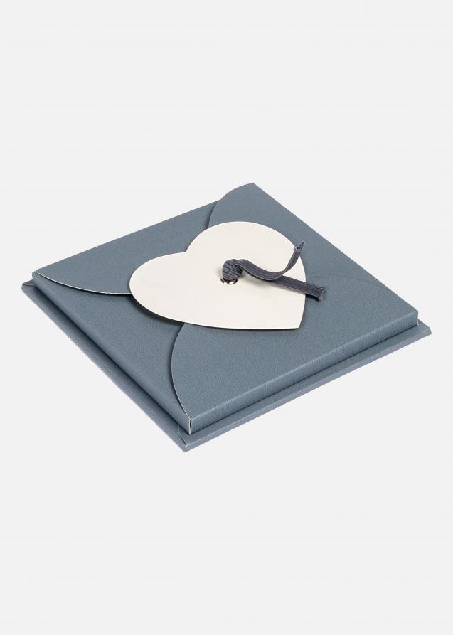 PAC Leporello Heart Cinzento - 11 Fotografias em formato 10x10 cm