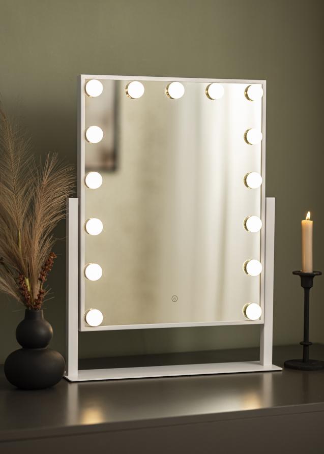 KAILA Espelho para toucador VI Branco - 46x60 cm