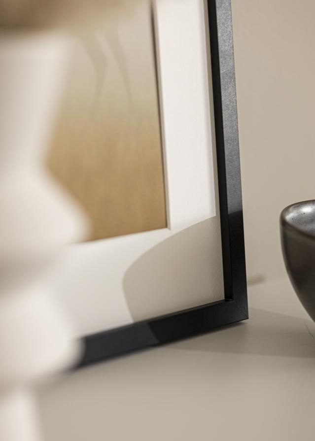 Moldura Trendy Vidro acrílico Preto 9x60 cm