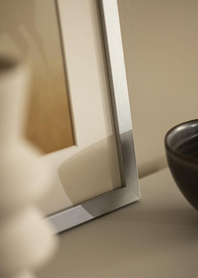 Moldura Selection Vidro acrílico Prata 15x21 cm (A5)