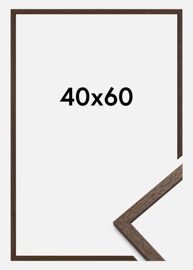 Moldura Edsbyn Vidro acrílico Nogueira 40x60 cm