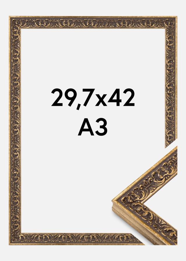 Moldura Amber Akrylglas Prata 29,7x42 cm (A3)