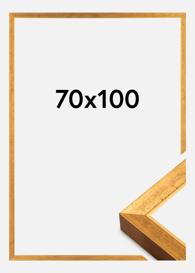 Moldura Brema Acrílico Ouro 70x100 cm