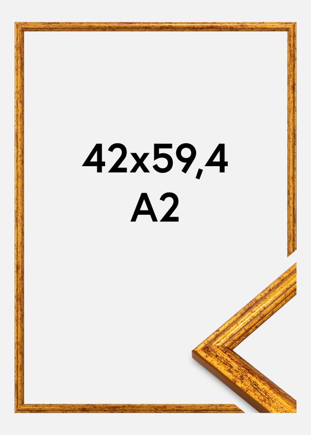 Moldura Claudia Acrílico Ouro 42x59,4 cm (A2)