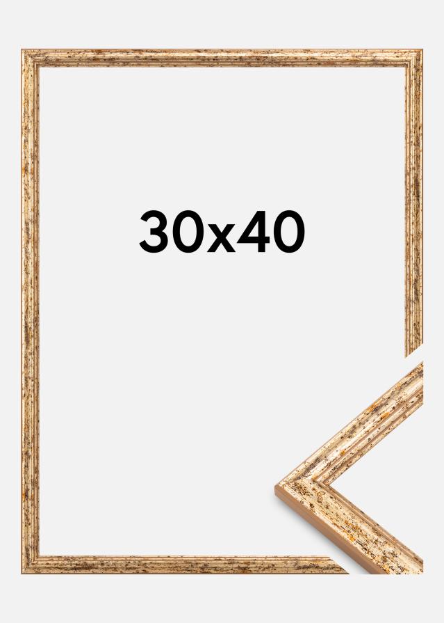 Moldura Claudia Acrílico Prata 30x40 cm