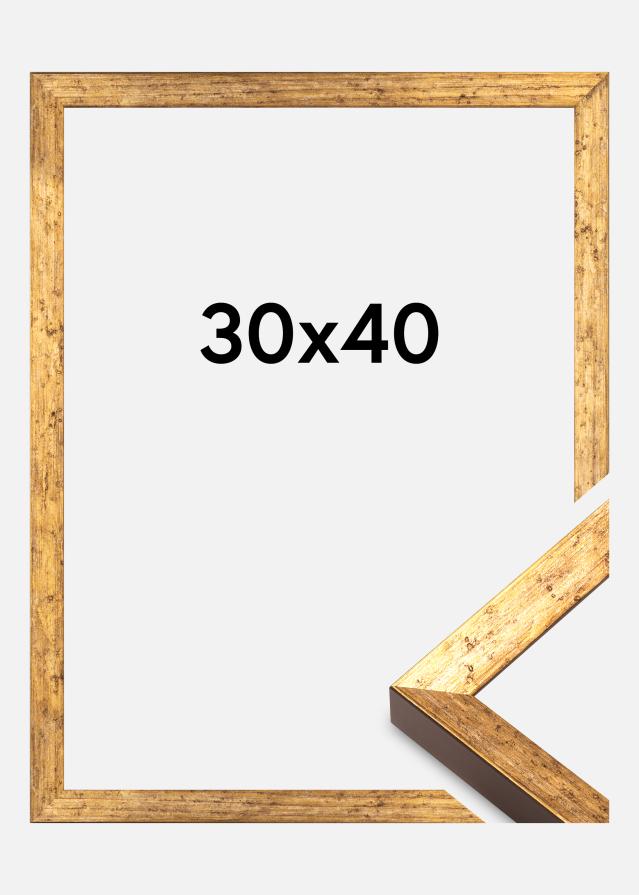 Moldura Dune Acrílico Ouro 30x40 cm