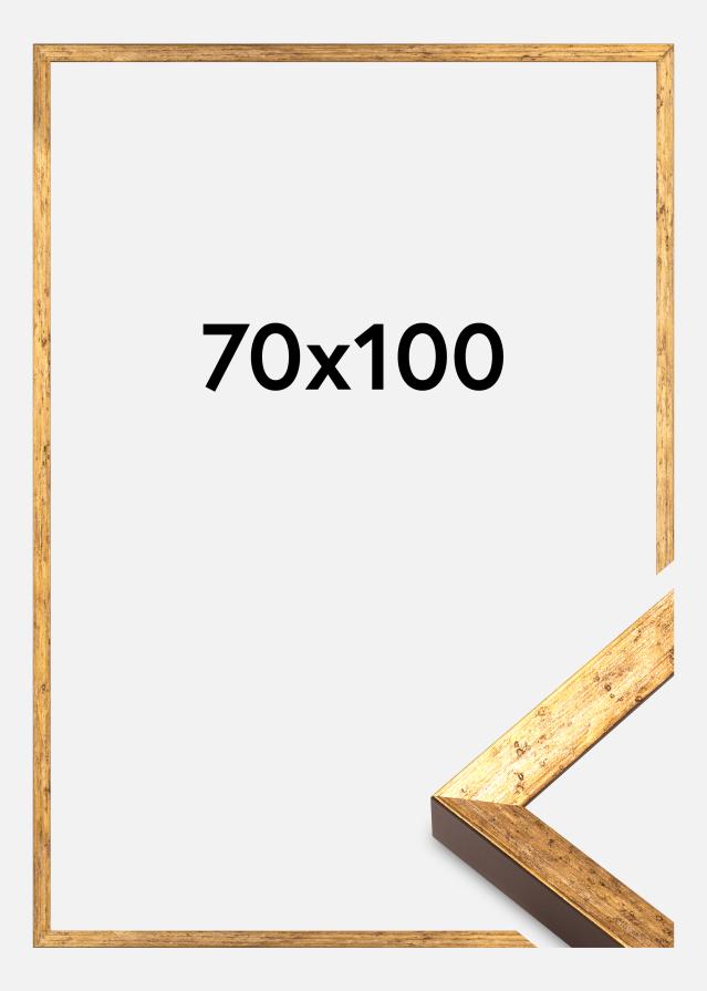 Moldura Dune Acrílico Ouro 70x100 cm