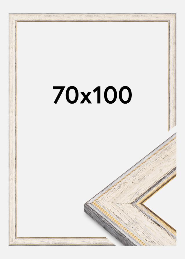 Moldura Fabriano Acrílico Branco 70x100 cm