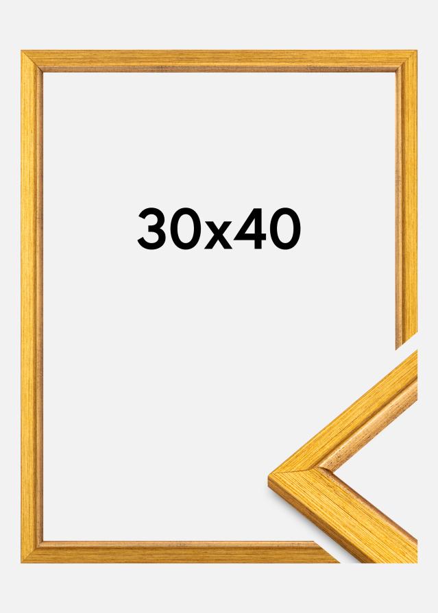 Moldura Marisa Acrílico Ouro 30x40 cm