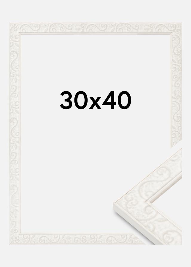 Moldura Milton Acrílico Branco 30x40 cm