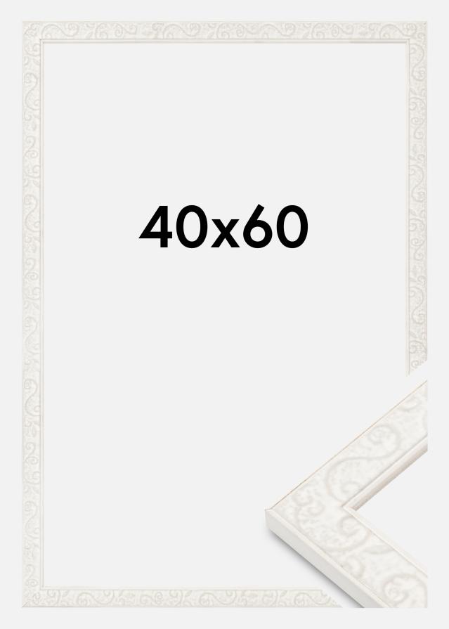 Moldura Milton Acrílico Branco 40x60 cm