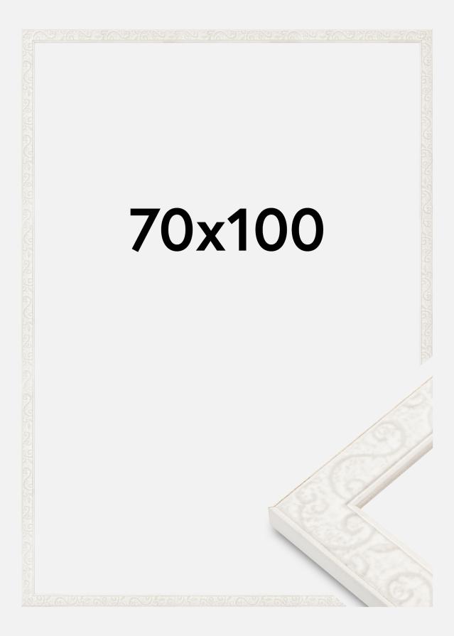 Moldura Milton Acrílico Branco 70x100 cm