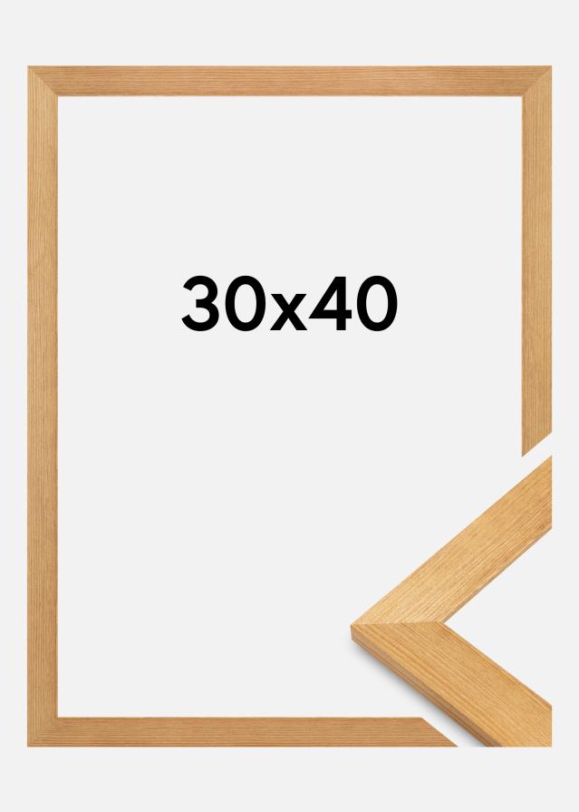 Moldura Sandra Acrílico Carvalho 30x40 cm