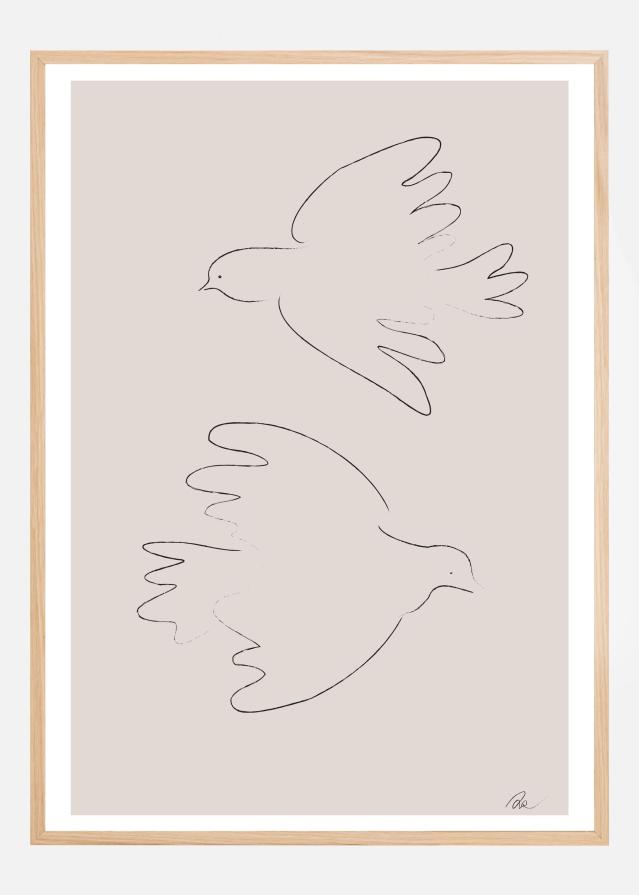 Two Doves Póster