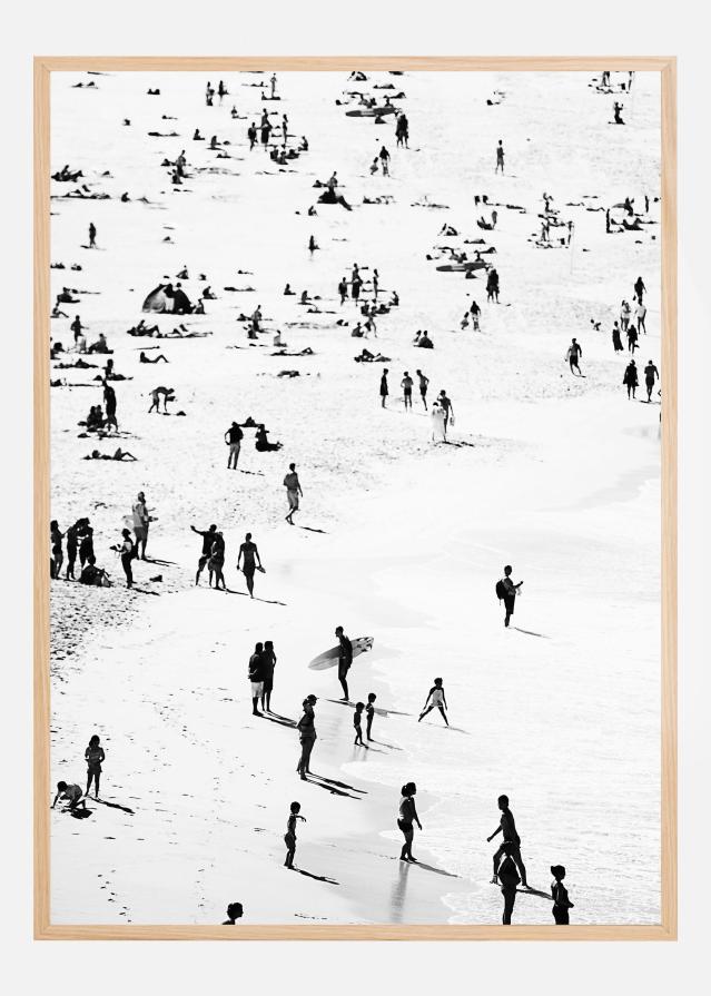 Beach Silhouettes Póster