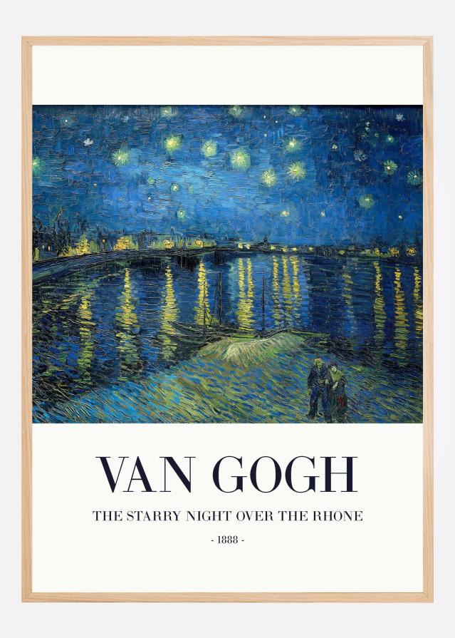The Starry Night Over The Rhone Póster