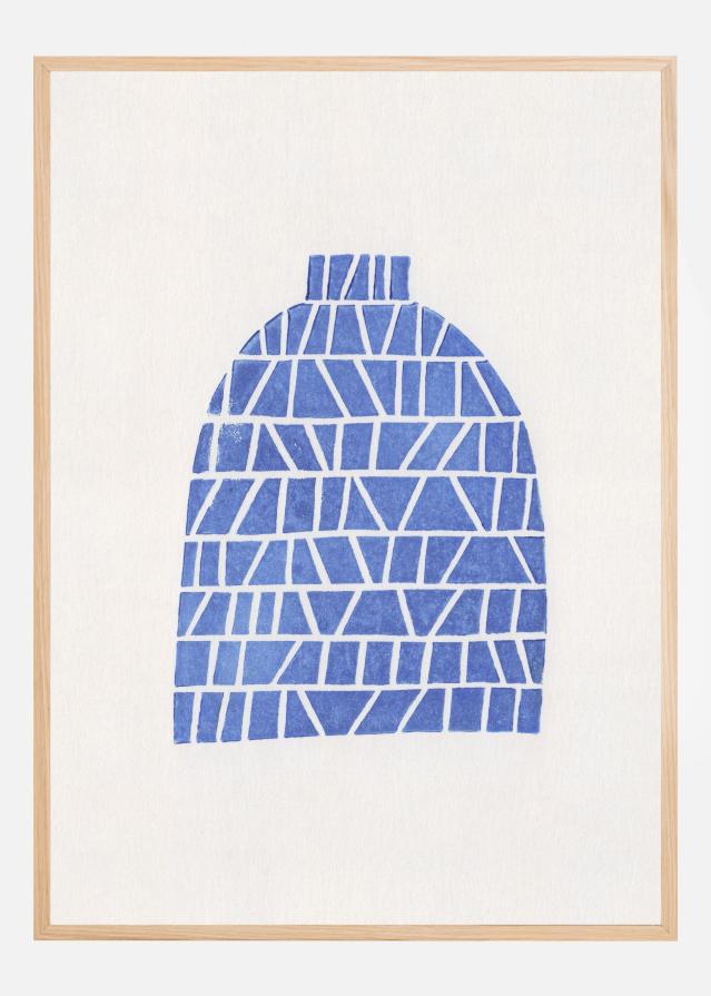 Linocut Vase #5 Póster