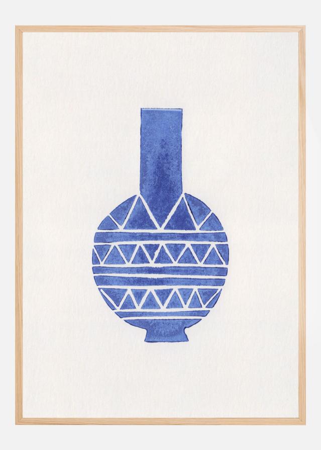 Linocut Vase #8 Póster