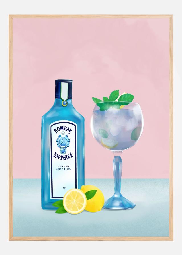 Gin Cocktail Póster