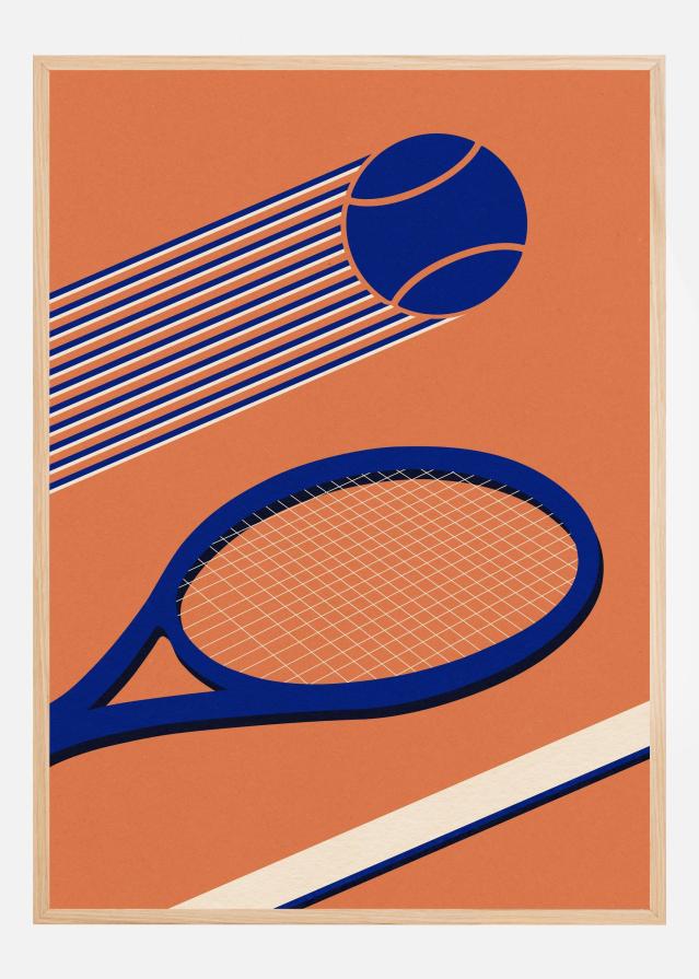 Tennis 80s Póster
