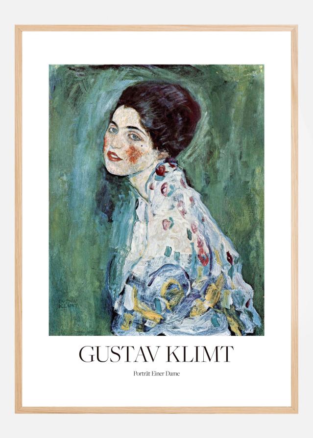 PortrAct Einer Dame (1916a1917) Póster