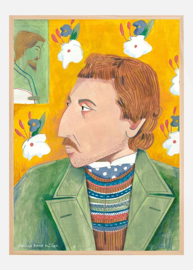 Paul Gauguin portrait Póster