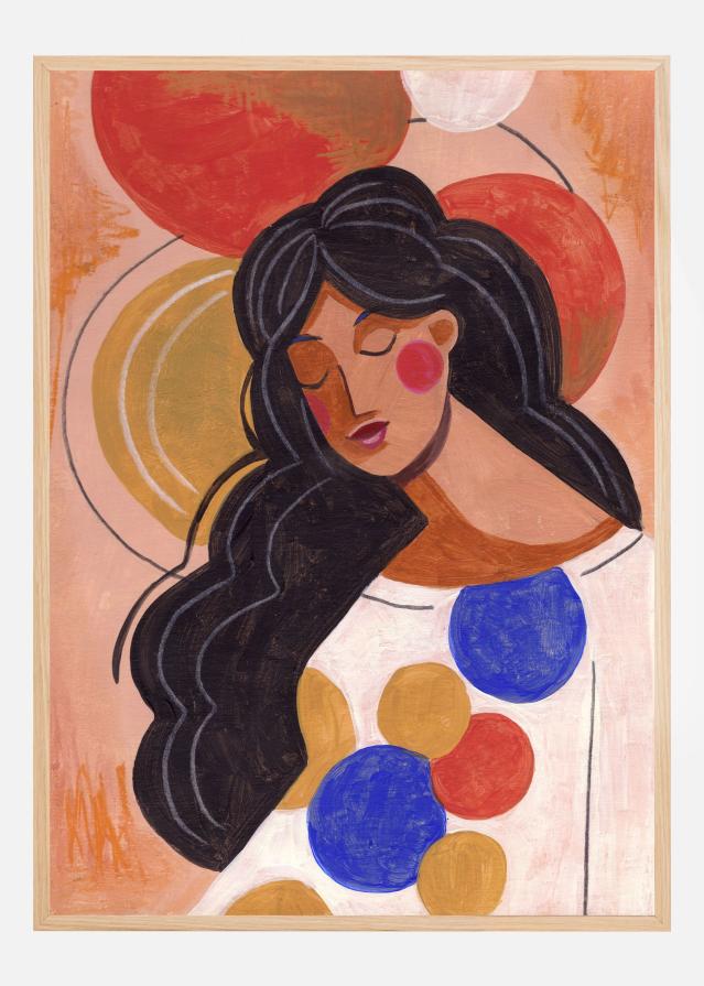 Woman in Thoughts Póster