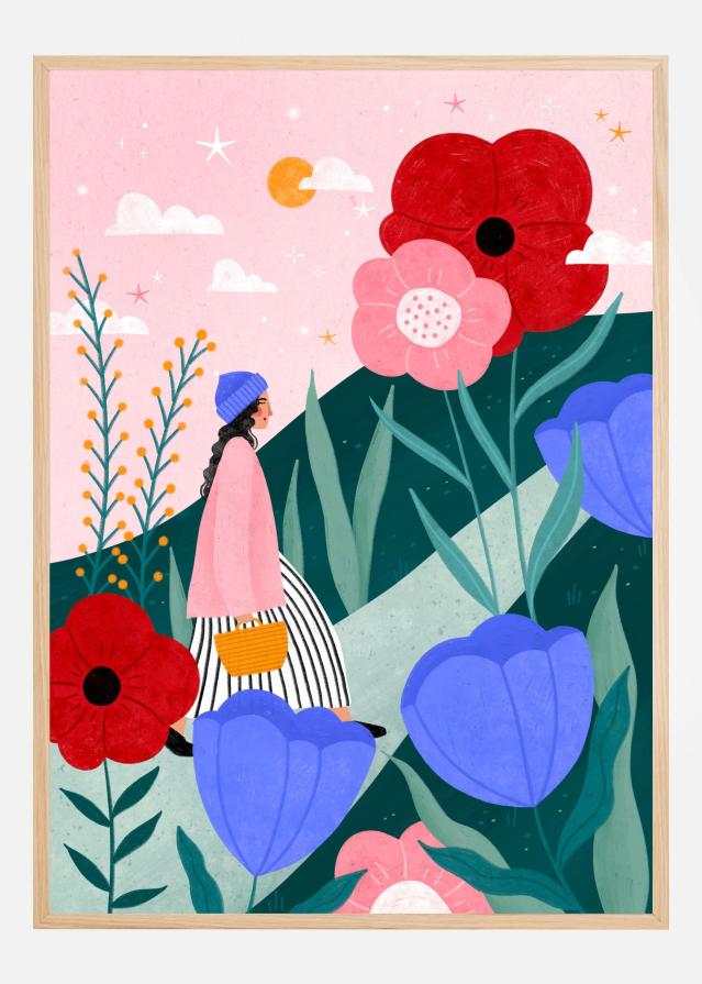 Flower Walk Póster