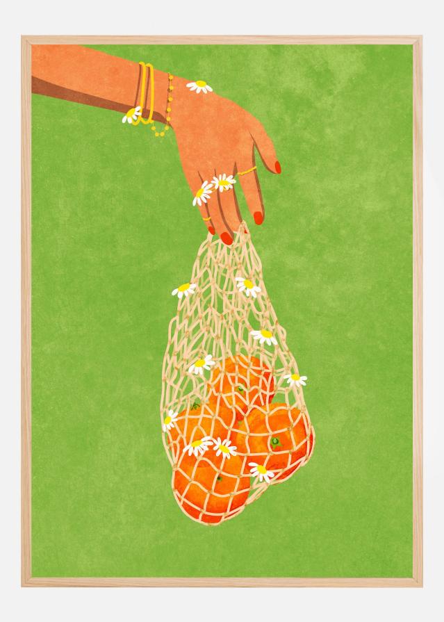 Fresh Oranges Póster