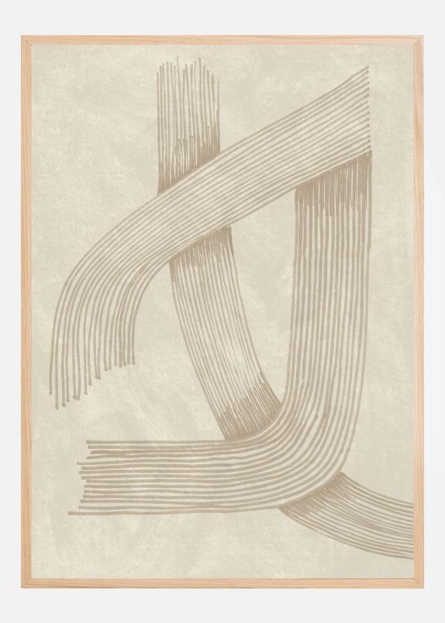 Abstract Sophisticated Line 01 Póster