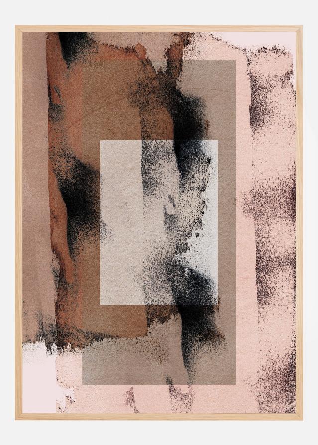 Abstract Brush Strokes 17y Póster