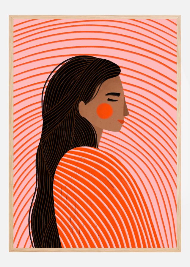 The Woman With the Lines Póster