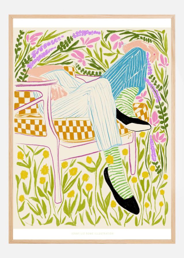 Jlr Quiet in the garden 2 Póster