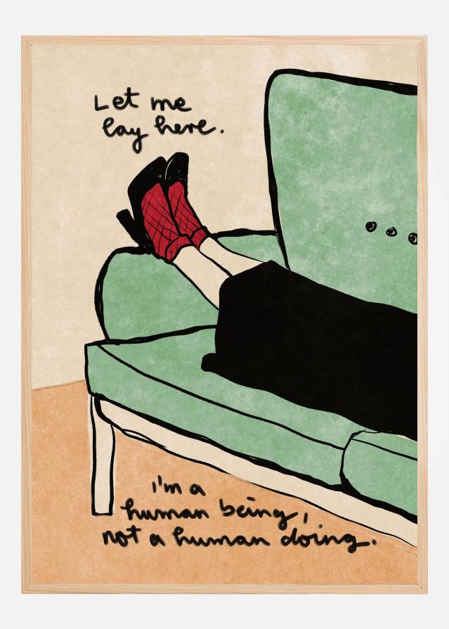 Let me lay here Póster