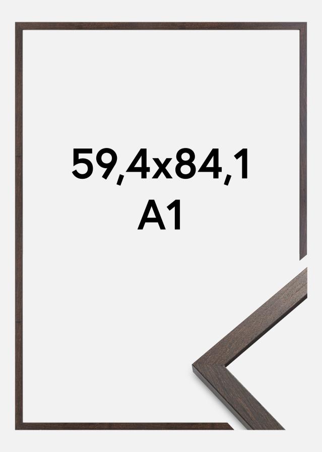 Moldura Trendy Vidro Acrílico Nogueira 59,4x84,1 cm (A1)