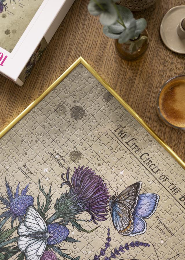 Moldura para puzzle Dourado 50x70 cm