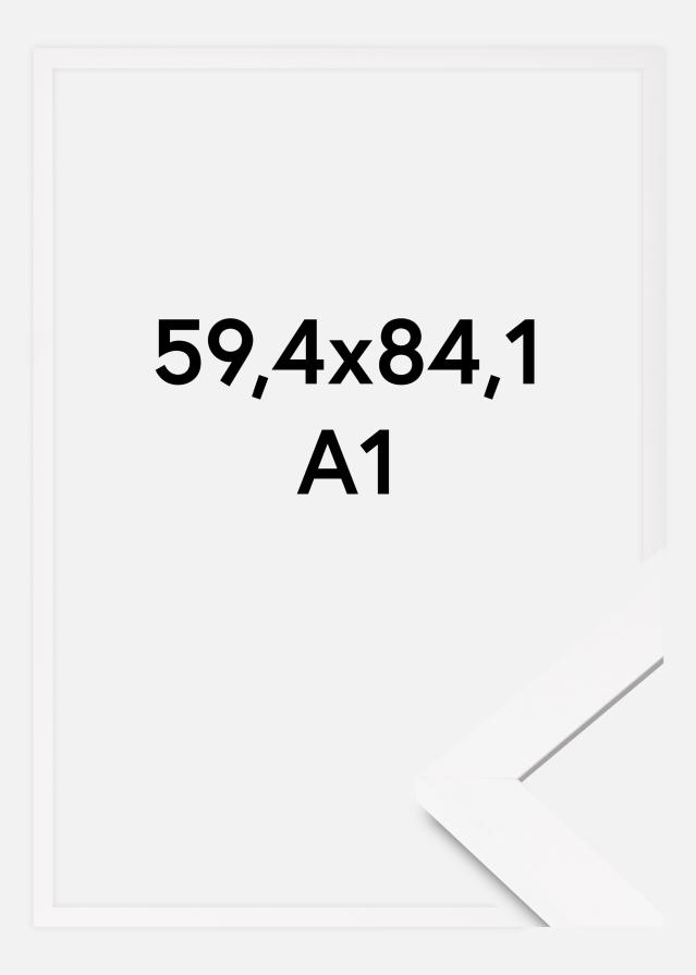 Moldura BGA Classic Vidro acrílico Branco 59,4x84,1 cm (A1)