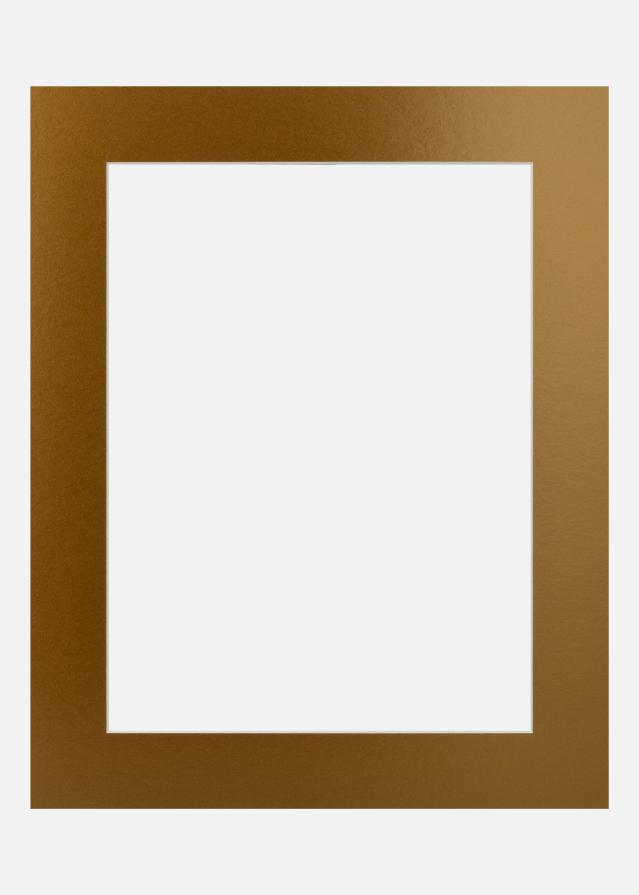 Passe-partout Gold Rush Metal (Bordo interior branco) 20x20 cm (14x14)