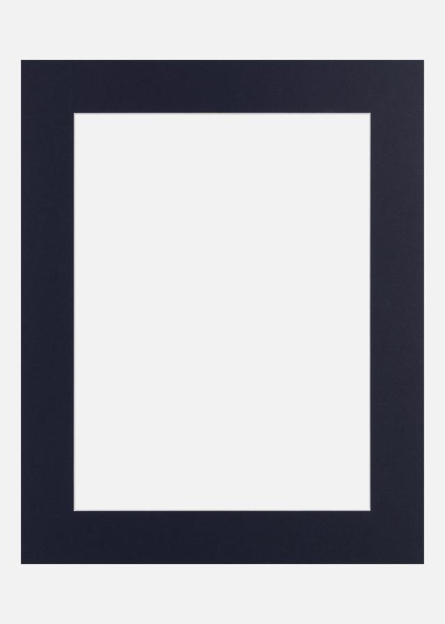 Passe-partout Moody Blue (Bordo interior branco) 50x50 cm (39x39)