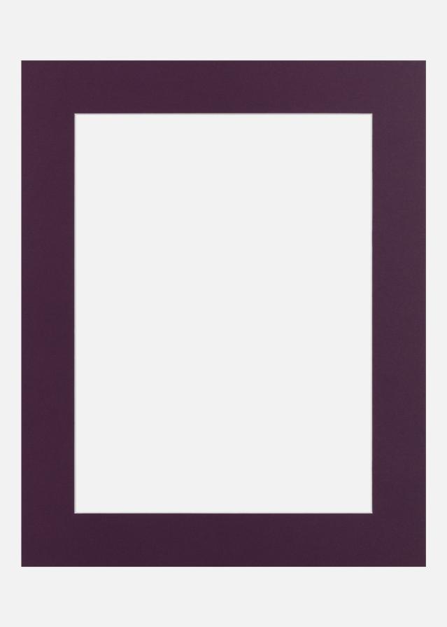 Passe-partout Purple Mountain (Bordo interior branco) 40x50 cm (29x39)