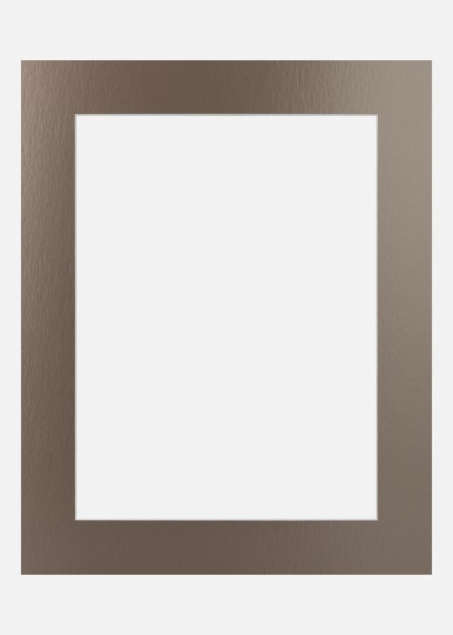 Passe-partout Rose Platinum (Bordo interior branco) 40x50 cm (28,7x41 - A3)