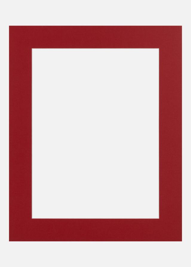 Passe-partout All American Red (Bordo interior branco) 15x20 cm (9x14)