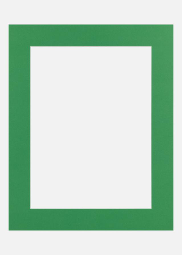 Passe-partout Irish Green (Bordo interior branco) 40x40 cm (29x29)