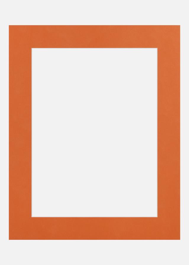 Passe-partout Mandarin Orange (Bordo interior branco) 60x80 cm (49x69)