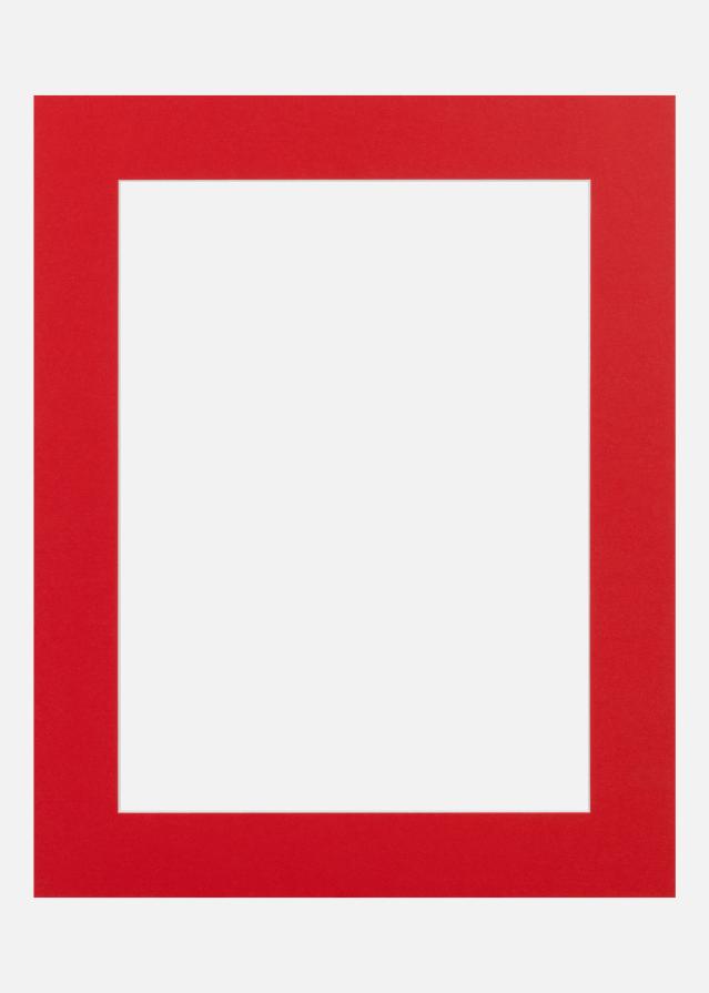 Passe-partout Red Hot (Bordo interior branco) 24x30 cm (17x23)
