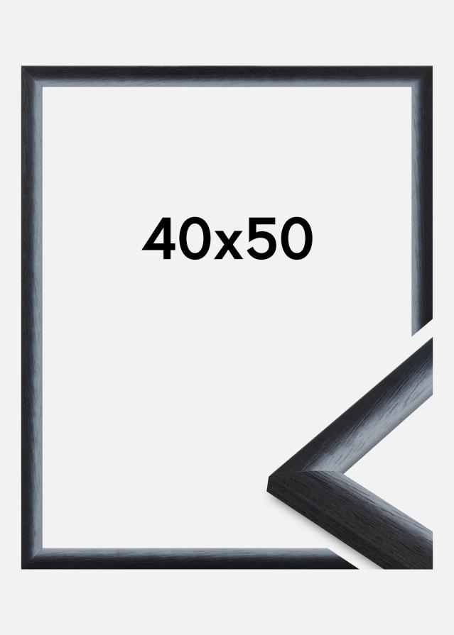 Moldura Cornwall Vidro acrílico Preto 40x50 cm