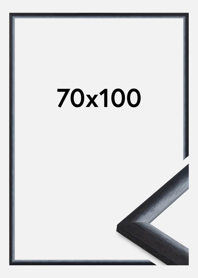 Moldura Cornwall Vidro acrílico Preto 70x100 cm