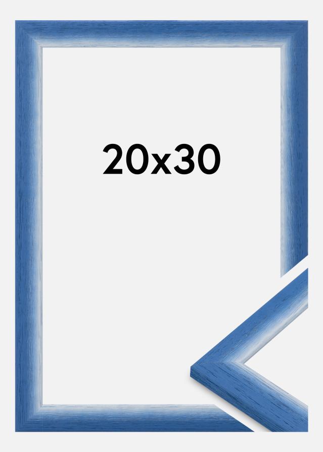 Moldura Cornwall Vidro acrílico Azul 20x30 cm