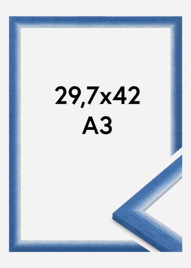 Moldura Cornwall Vidro acrílico Azul 29,7x42 cm (A3)